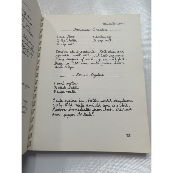 Clarice Doub Tuttle Family‎ Recipe Book Pfafftown, NC Elm Grove United Methodist - Picture 14 of 16